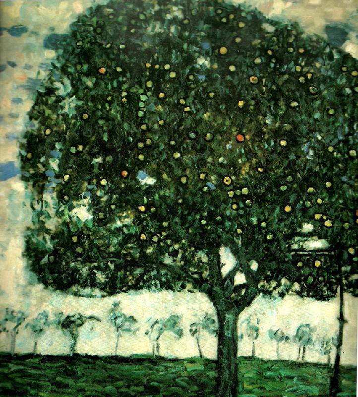 Gustav Klimt appletrad 2 Norge oil painting art